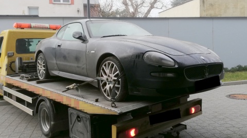 Policja odnalazła skradziony samochód - maserati warte blisko ćwierć miliona złotych