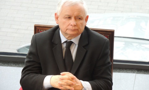 Jarosław Kaczyński gościem konferencji Być Polakiem - duma i powinność we Włocławku