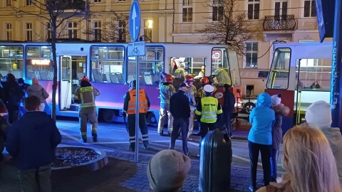 Akcja ratunkowa w tramwaju/fot. Redakcja