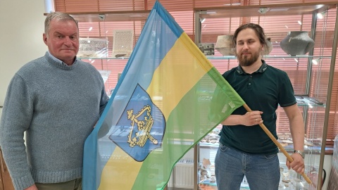Izba Regionalna w Koronowie, na zdjęciu regionaliści Włodzimierz Domek (z lewej) i Piotr Jasiek/fot. Żaneta Walentyn