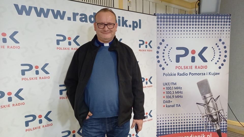 Gościem „Regionalnego Punktu Widzenia” był salezjanin ks. Jarosław Wąsowicz/fot: Ewa Dąbrowska