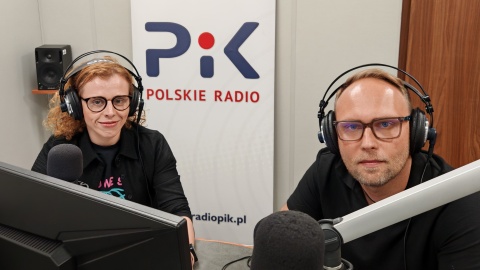 W toruńskim studiu byli: Natalia Konwerska i Piotr Lenkiewicz (od lewej)/fot: Zdzisław Nawrat