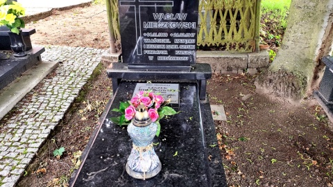 Grób Wacława Mieczkowskiego na cmentarzu w Niedżwiedziu. Fot. Żaneta Walentyn/arch. PR PiK