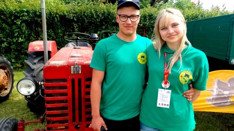 Uczestnicy XVII Zlotu i Wystawy Starych Ciągników i Maszyn Rolniczych w Glubi Dobrzyniu. Fot. Michał Zaręba/PR PiK