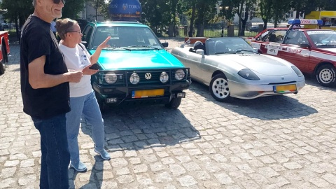 Zabytkowe auta zjechały do Torunia na „Rajd Kopernikowski”. Fot. Michał Zaręba/arch. PR PiK