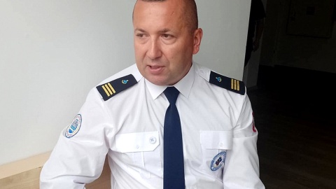 Ratownik wodny Bartosz Głowacki. Fot. Michał Zaręba/PR PiK