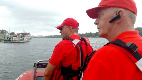 Współpraca służb WOPR i Policji to codzienność. Fot. Michał Zaręba/PR PiK