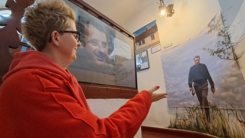 Oprowadzała nas Magdalena Fryźlewicz, kustosz Muzeum Regionalnego w Starym Sączu/fot: Muzeum Księdza Józefa Tischnera w Starym Sączu