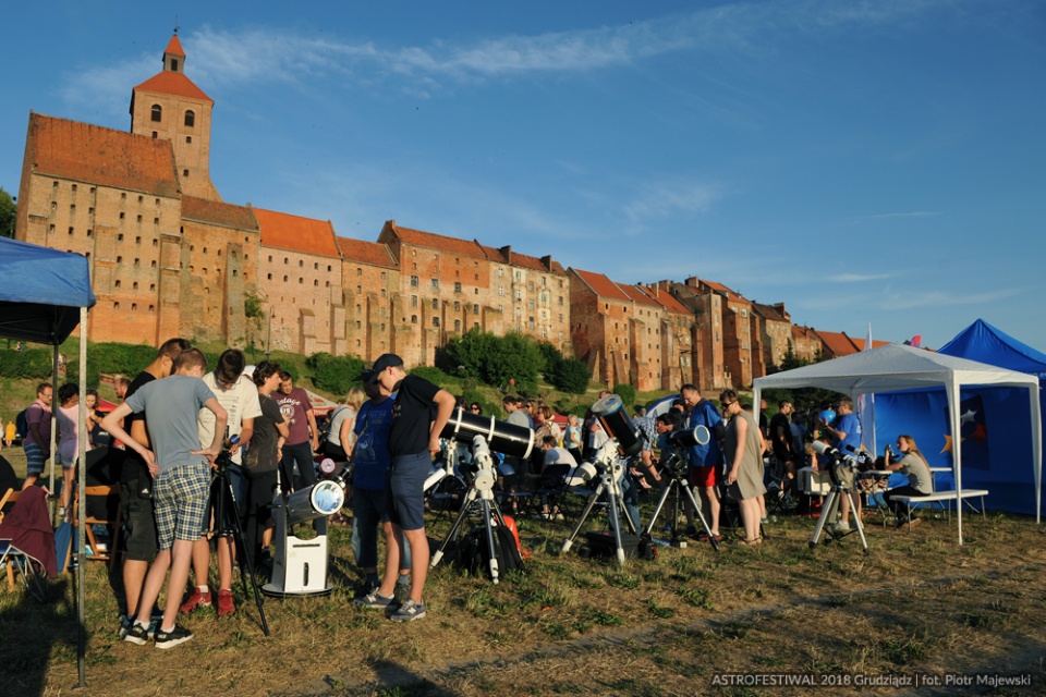 ASTROFESTIWAL 2018 na Błoniach Nadwiślańskich w Grudziądzu. Fot. Piotr Majewski