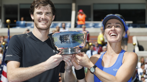 US Open 2017 - zwycięstwo Hingis i Murraya w grze mieszanej