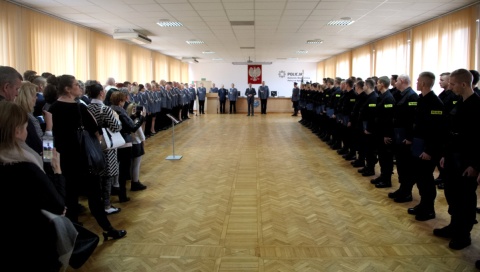 Ślubowanie nowych policjantów [wideo]