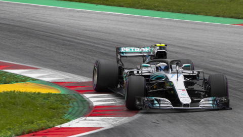 Formuła 1 - Fin Bottas wystartuje z pole position w Grand Prix Austrii