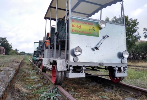 Każdy mógł pojeździć drezyną. Kolejowy festyn w Koronowie