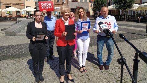 O tarczy i rodzinie na konferencji w Grudziądzu. Głos za kandydaturą obecnego prezydenta