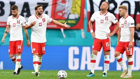 Euro 2021 - Polacy przegrywają pierwszy mecz w grupie