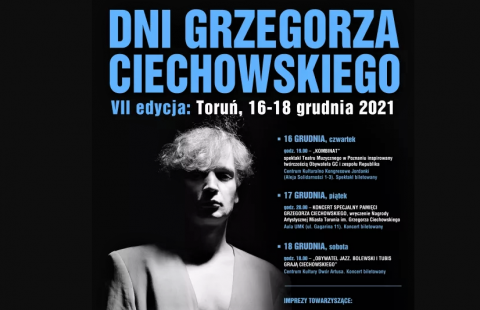 Dni Grzegorza Ciechowskiego w Toruniu. Będzie o nich głośno nawet w tramwajach