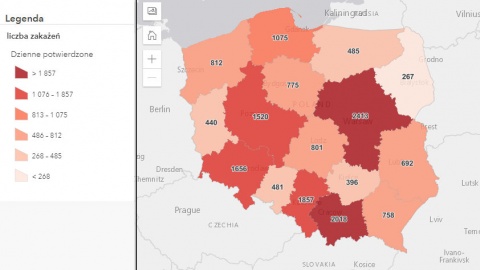Koronawirus w Polsce: 16 576 nowych zakażeń. 775 w Kujawsko-Pomorskiem