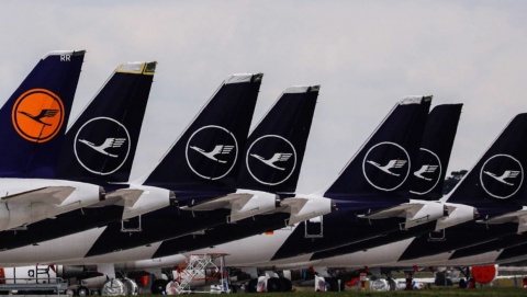 Linie Lotnicze Lufthansa muszą do końca marca wykonać 18 tys. pustych lotów