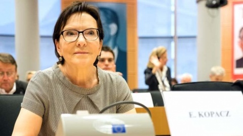 Ewa Kopacz ponownie wiceszefową Parlamentu Europejskiego