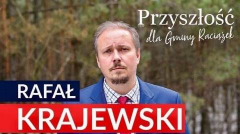 Był zastępcą, teraz wójtem. Rafał Krajewski wygrał wybory w gminie Raciążek