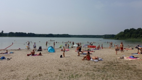 Lazurowe wybrzeże w okolicach Bydgoszczy Kąpielisko w Borównie jednym z najczystszych w Polsce