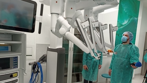 Operacje z udziałem robota da Vinci w szpitalu wojewódzkim w Toruniu