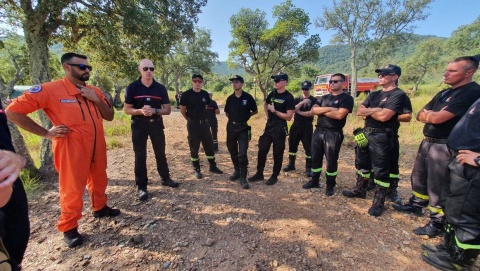 Polscy strażacy na misji w Grecji. Pomagają walczyć z pożarami lasów