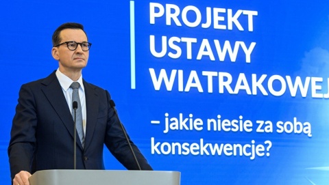 Premier Mateusz Morawiecki: Domagamy się komisji śledczej w sprawie „lex Kloska”