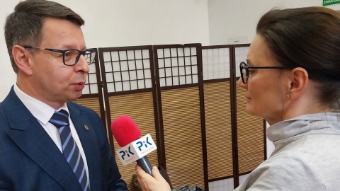 Z prof. Bernardem Mendlikiem - nowym rektorem UKW - rozmawiała Elżbieta Rupniewska/fot. PR PiK