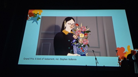Stephen Vuillemin wygrał nagrodę Grand Prix podczas Międzynarodowego Festiwalu Animocje/fot: Bogumiła Wresiło
