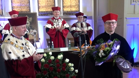 Uroczystość objęcia stanowiska przez nowego rektora UKW w Bydgoszczy przez prof. Bernarda Mendlika (jw)