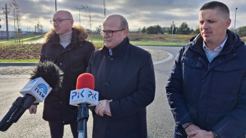 Na osiedlu Rządz w Grudziądzu oficjalnie otwarto nowy układ drogowy/fot. Marcin Doliński