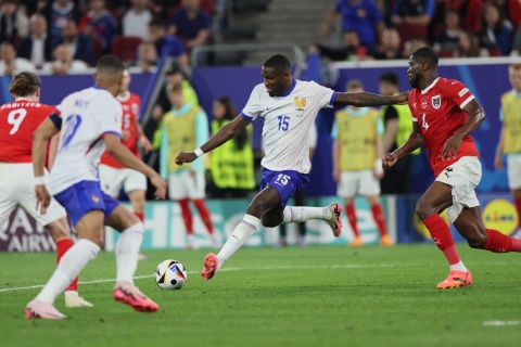 Euro 2024: Francja lepsza od Austrii w polskiej grupie. Porażka Belgii