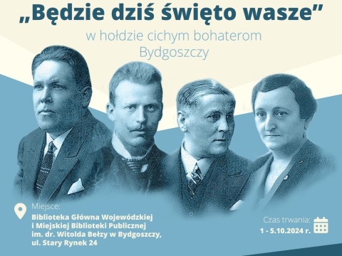 Ośmioro wspaniałych Biblioteka na Starym Rynku promuje postaci walczące o polską Bydgoszcz