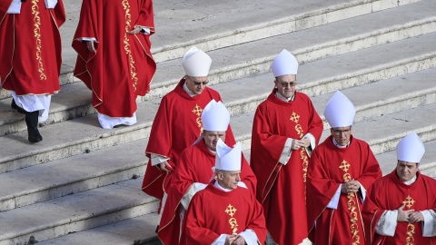 Msza św. pogrzebowa Papieża Franciszka/fot. PAP/EPA/RICCARDO ANTIMIANI