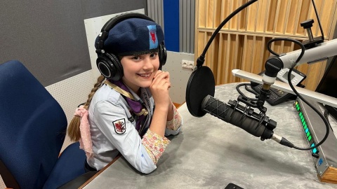 Skauci Europy, II Gromada Przyłęki-Brzoza w Polskim Radiu PiK/fot. Izabela Langner