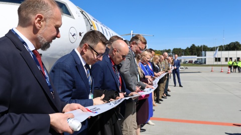 Po latach przerwy na bydgoskie lotnisko wróciły połączenia do niemieckiego Frankfurtu/fot: Port Lotniczy Bydgoszcz