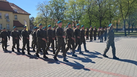 1. Pomorska Brygada Logistyczna w Bydgoszczy ma nowego dowódcę. Został nim pułkownik Krzysztof Klin/fot. Damian Klich