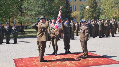 1. Pomorska Brygada Logistyczna w Bydgoszczy ma nowego dowódcę. Został nim pułkownik Krzysztof Klin/fot. Damian Klich