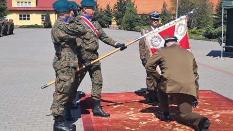 1. Pomorska Brygada Logistyczna w Bydgoszczy ma nowego dowódcę. Został nim pułkownik Krzysztof Klin/fot. Damian Klich
