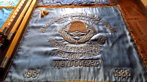 Do Muzeum Okręgowego trafiły sztandary Ochotniczych Straży Pożarnych przy dawnych bydgoskich zakładach/fot: Tatiana Adonis