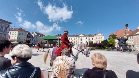 Uroczystość z okazji Święta 3 Maja na bydgoskim Starym Rynku/fot. Jolanta Fischer