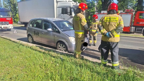Kolizja przy ul. Kamiennej w Bydgoszczy/fot. Heron15 Pomoc Drogowa Bydgoszcz 24h Andruszczenko Krystian 501337500/Facebook