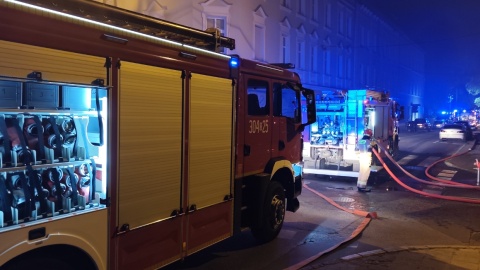 Do pożaru doszło w budynku przy ul. Łokietka. / Fot. Rafał Korbut
