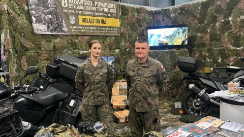 Nowoczesny sprzęt wojskowy i technologie wspierające branżę mundurową prezentowane są na Międzynarodowych Targach Bezpieczeństwa i Obronności w Bydgoszczy LOGIS-MIL/fot. Izabela Langner