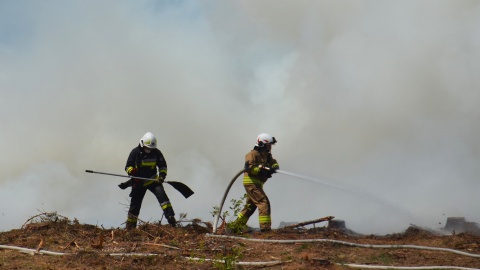 Tak wyglądała akcja gaśnicza w okolicach Czernikowa i Bobrownik. / Fot. Nadlesnictwo Dobrzejewice