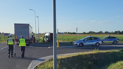 Niestety, rowerzystki nie udało się uratować/fot. KMP we Włocławku