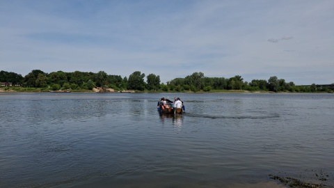 Łódź pływa po Wiśle w każdy wakacyjny weekend/fot. Marcin Doliński