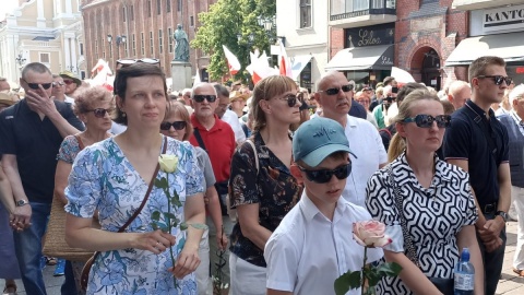 Marsz Milczenia w Toruniu po zabójstwie Klaudii/fot. Monika Kaczyńska