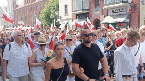 Marsz Milczenia w Toruniu po zabójstwie Klaudii/fot. Monika Kaczyńska